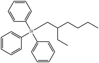 (2-ETHYLHEXYL)TRIPHENYLSILANE Struktur