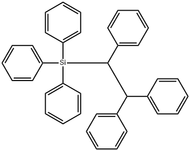 TRIPHENYL(1,2,2-TRIPHENYLETHYL)SILANE Struktur