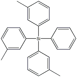 PHENYLTRI(M-TOLYL)SILANE Struktur