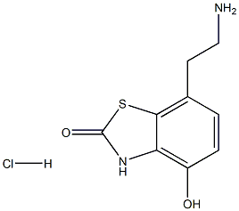 7-(2-aminoethyl)-4-hydroxybenzo[d]thiazol-2(3H)-one hydrochloride Struktur