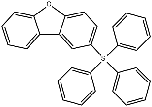 2-(TRIPHENYLSILYL)DIBENZOFURAN Struktur