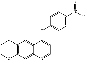 Quinoline, 6,7-dimethoxy-4-(4-nitrophenoxy)-