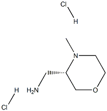 (S)-C-(4-Methyl-morpholin-3-yl)-methylamine dihydrochloride Struktur