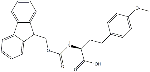 Fmoc-4-methoxy-L-homophenylalanine Struktur