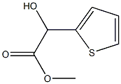 methyl 2-hydroxy-2-(thiophen-2-yl)acetate Struktur