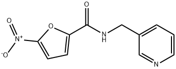 5-Nitro-N-(3-pyridinylmethyl)-2-furancarboxamide Struktur