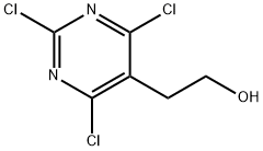 2-(2,4,6-trichloropyrimidin-5-yl)ethanol Struktur