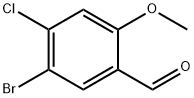 5-Bromo-4-chloro-2-methoxy-benzaldehyde Struktur