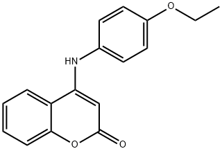 4-[(4-ethoxyphenyl)amino]-2H-chromen-2-one Struktur