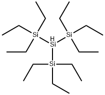 Tris(triethylsilyl)silane Struktur