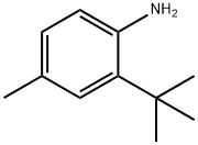 2-tert-Butyl-p-toluidine Structure