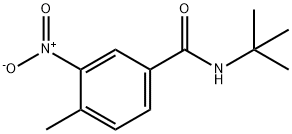 N-tert-butyl-4-methyl-3-nitrobenzamide Struktur