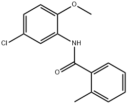 N-(5-chloro-2-methoxyphenyl)-2-methylbenzamide Struktur