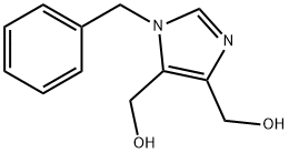 (1-benzyl-1H-imidazole-4,5-diyl)dimethanol Struktur