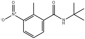 N-tert-butyl-2-methyl-3-nitrobenzamide Struktur