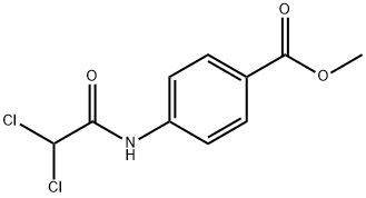 methyl 4-[(dichloroacetyl)amino]benzoate Struktur