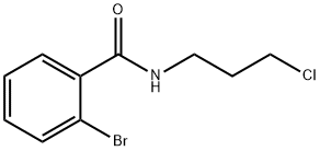 2-bromo-N-(3-chloropropyl)benzamide Struktur