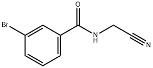 3-bromo-N-(cyanomethyl)benzamide Struktur