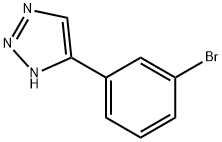 5-(3-bromophenyl)-1H-1,2,3-Triazole Struktur