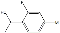 1-(4-bromo-2-fluorophenyl)ethanol Struktur