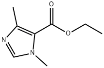 1,4-dimethyl-5-carbethoxyimidazole Struktur