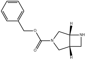 (1R,5R)-3-Cbz-3,6-diaza-bicyclo[3.2.0]heptane Struktur