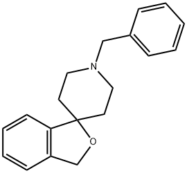 Spiro[isobenzofuran-1(3H),4'-piperidine], 1'-(phenylmethyl)-
 Struktur