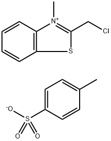 2-(Chloromethyl)-3-methylbenzo[d]thiazol-3-ium 4-methylbenzenesulfonate Struktur