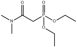 2-diethoxyphosphoryl-N,N-dimethylacetamide Struktur