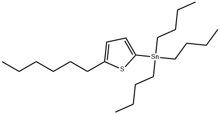 tributyl(5-hexylthiophen-2-yl)stannane Struktur