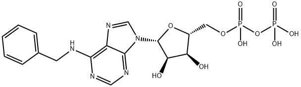 N-(Phenylmethyl)adenosine 5'-(trihydrogen diphosphate) Struktur