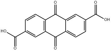 9,10-Dioxo-9,10-dihydro-anthracene-2,6-dicarboxylic acid Struktur