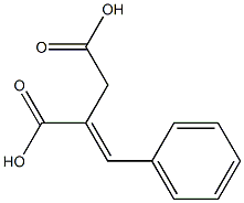 Butanedioic acid,(phenylmethylene)-,(E)- Struktur