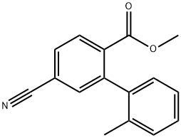 methyl 5-cyano-2-methyl-[1,1-biphenyl]-2-carboxylate(WXG00306) Struktur