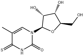 5-Methyl-4-thiouridine, 49555-43-3, 結構式