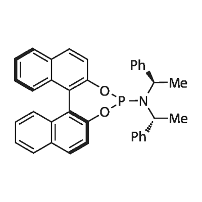 (11bS)-N,N-Bis[(R)-1-phenylethyl]-dinaphtho[2,1-d:1',2'-f][1,3,2]dioxaphosphepin-4-amine Struktur