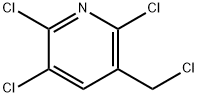 2,3,6-Trichloro-5-(chloromethyl)pyridine Struktur