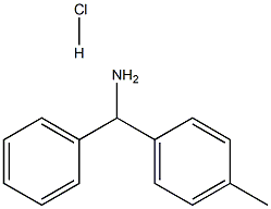 (4-METHYLPHENYL)(PHENYL)METHANAMINE HYDROCHLORIDE Struktur