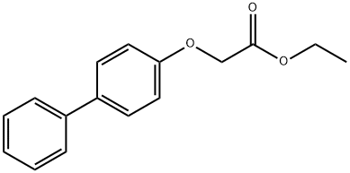 ethyl (biphenyl-4-yloxy)acetate Struktur