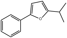 2-Isopropyl-5-phenylfuran Struktur