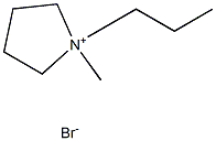 N-propyl,methylpyrrolidinium bromide Struktur