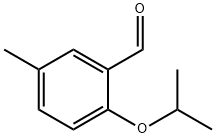 5-Methyl-2-(1-methylethoxy)-benzaldehyde Struktur