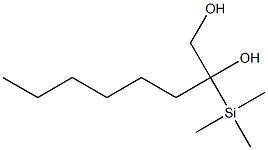 1,2-Octanediol, 2-(trimethylsilyl)-