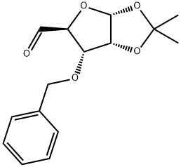 3-o-benzyl-1,2-o-isopropylidene-a-d-ribo-pentadialdo-1,4-furanose Struktur