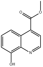 methyl 8-hydroxyquinoline-4-carboxylate Struktur