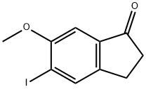 5-Iodo-6-methoxy-1-indanone Struktur