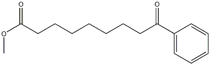 methyl 9-oxo-9-phenylnonanoate Struktur