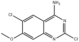 2,6-dichloro-4-amino-7-methoxyquinazoline Struktur