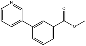 methyl 3-(pyridin-3-yl)benzoate Struktur