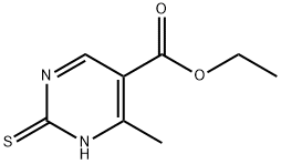 Ethyl 6-methyl-2-thioxo-1,2-dihydropyrimidine-5-carboxylate Struktur